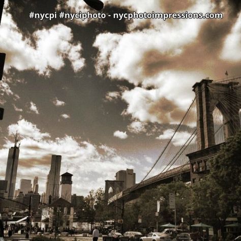 New York City Photos  Brooklyn Bridge Skyline OC
